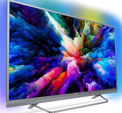 PHİLİPS 124 EKRAN UYDU SMART WİFİ ANDROİD AMBİLİGHT LED TV