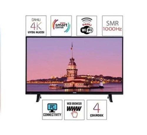 VESTEL 165 EKRAN 4K ULTRA HD UYDU SMART WİFİ LED TV