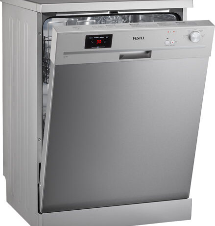 DEFOLU SIFIR GARANTİLİ VESTEL 4 PROGRAMLI İNOX BULAŞIK MAKİNESİ